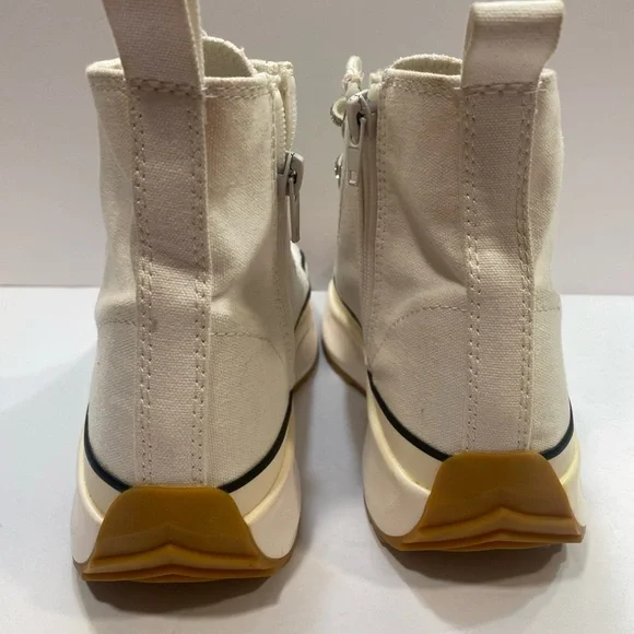 Steve Madden Womens Berker White Rhinestone Platform High Top Sneakers Size 9M - Picture 6 of 8